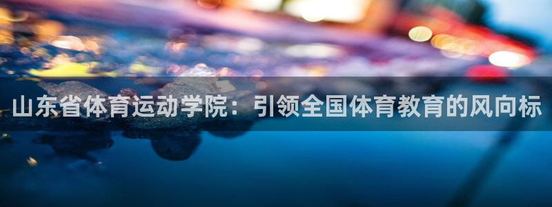 乐视车联app下载：山东省体育运动学院：